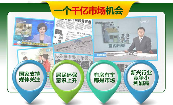 加盟室內(nèi)除甲醛公司要多少錢？